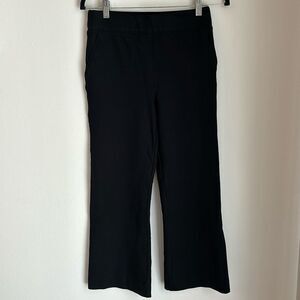 Spanx Women’s the perfect pant black straight pull on faux pockets work size M